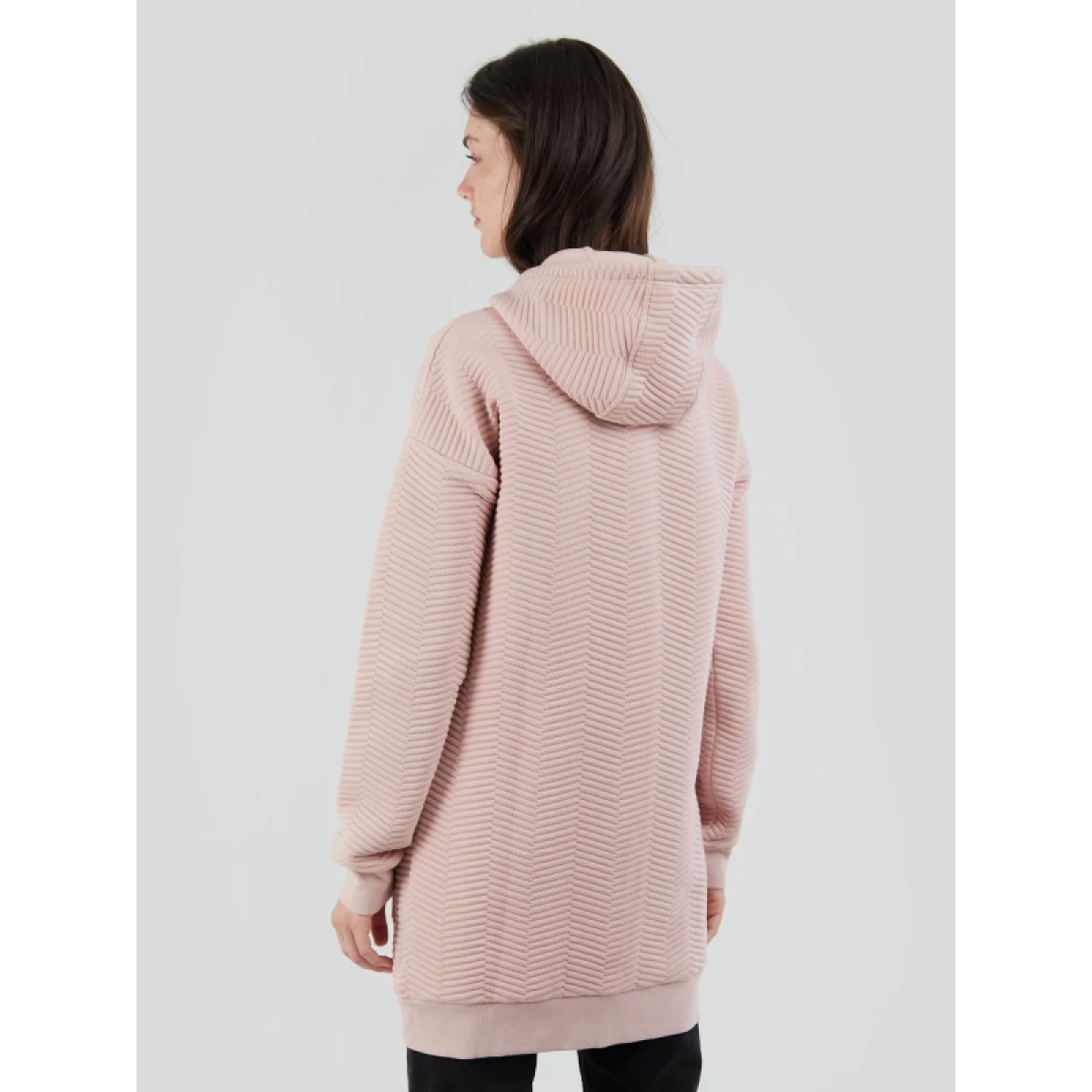 Dámska mikina so zipsom FUNDANGO Blanka Pullover-330-rose · záber 2