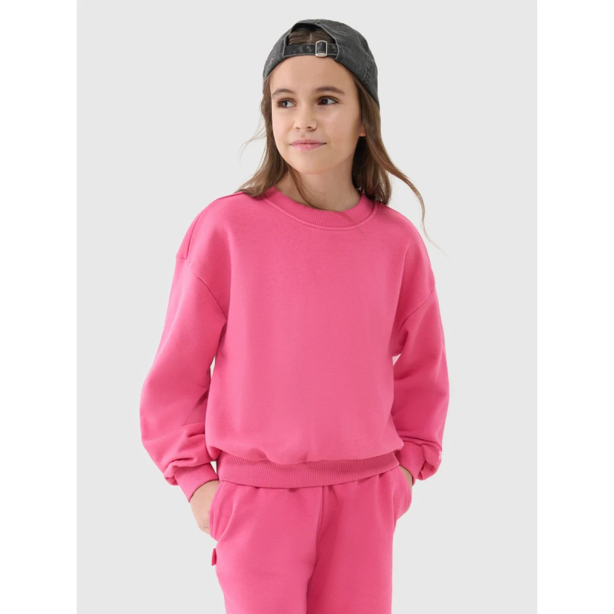 Dievčenská mikina 4F JUNIOR SWEATSHIRT F1479-54S-PINK · záber 2