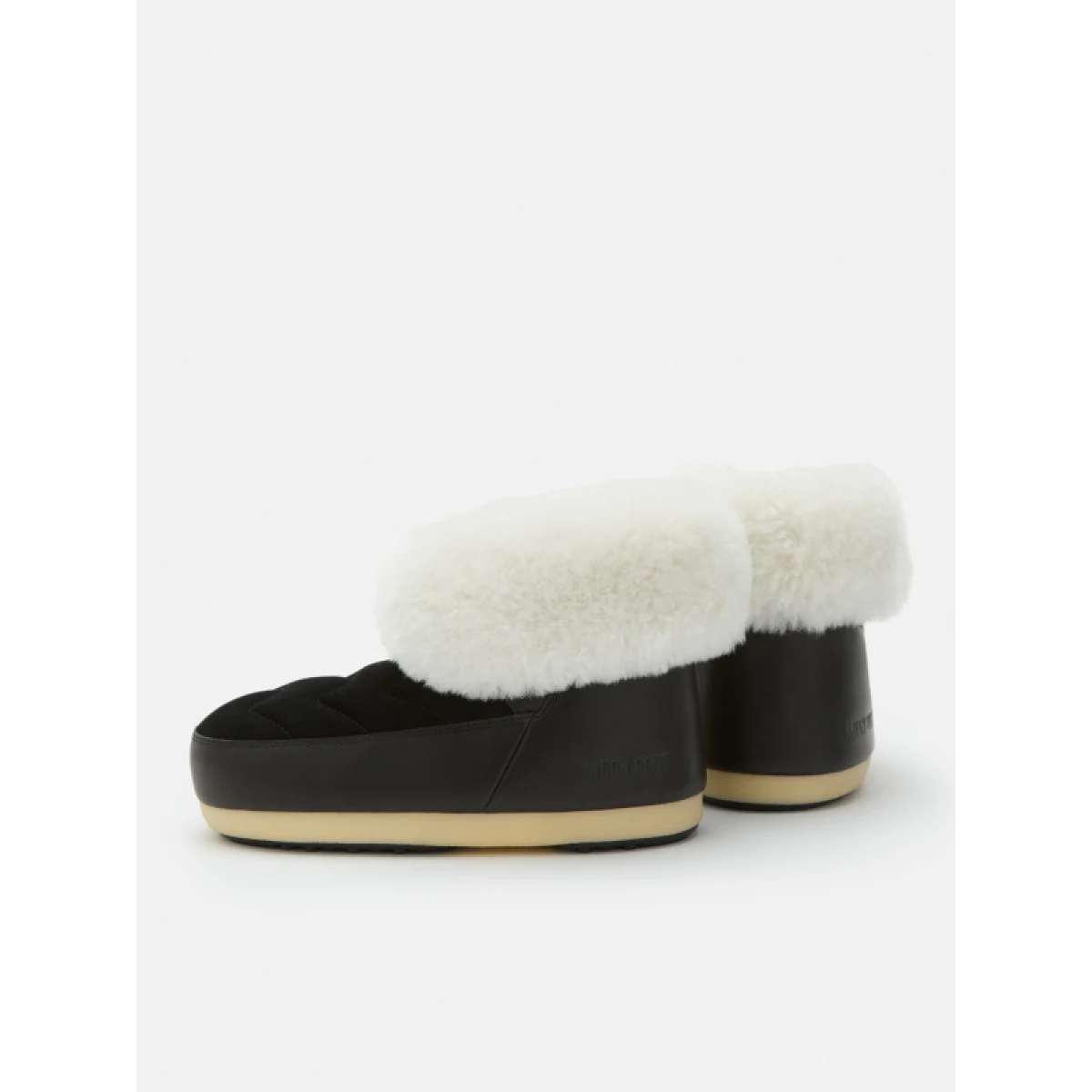 Nízke zimné topánky MOON BOOT MB EVX IGLOO NL02 BLACK NATURAL · záber 2