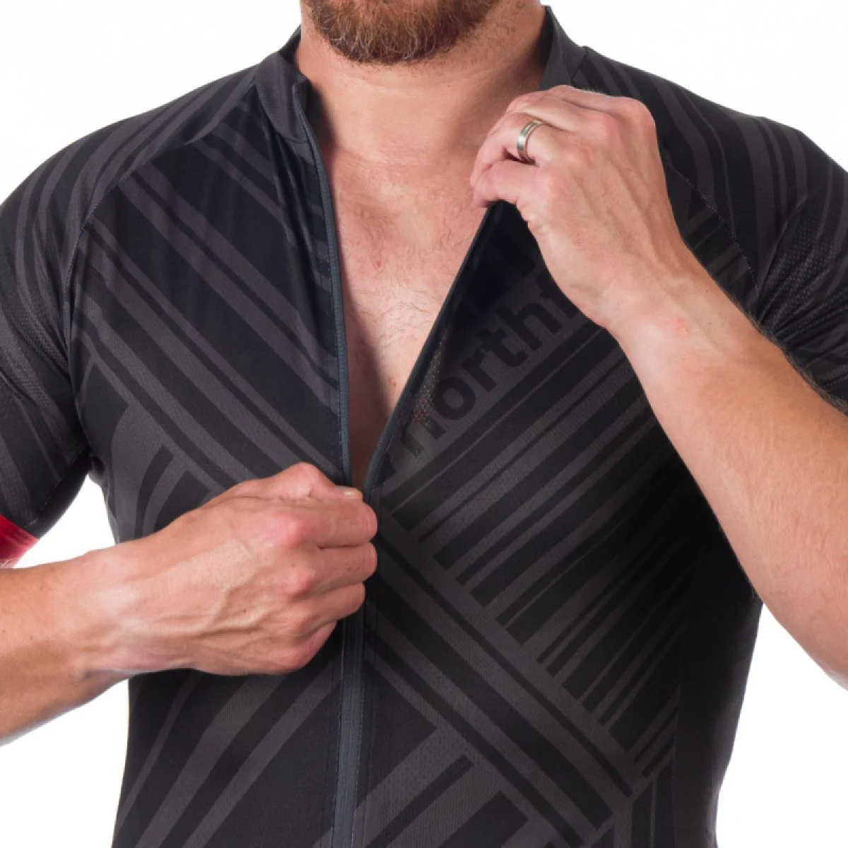 Pánsky cyklistický dres s krátkym rukávom NORTHFINDER JAY · záber 5