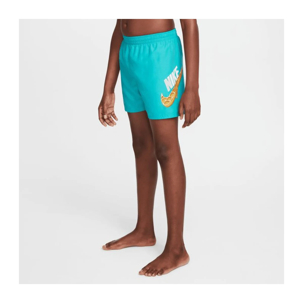 Chlapčenské plavky NIKE SWIM WAFFLE SWOOSH 4 inch DUSTY CAC-DUSTY CACTUS · záber 2