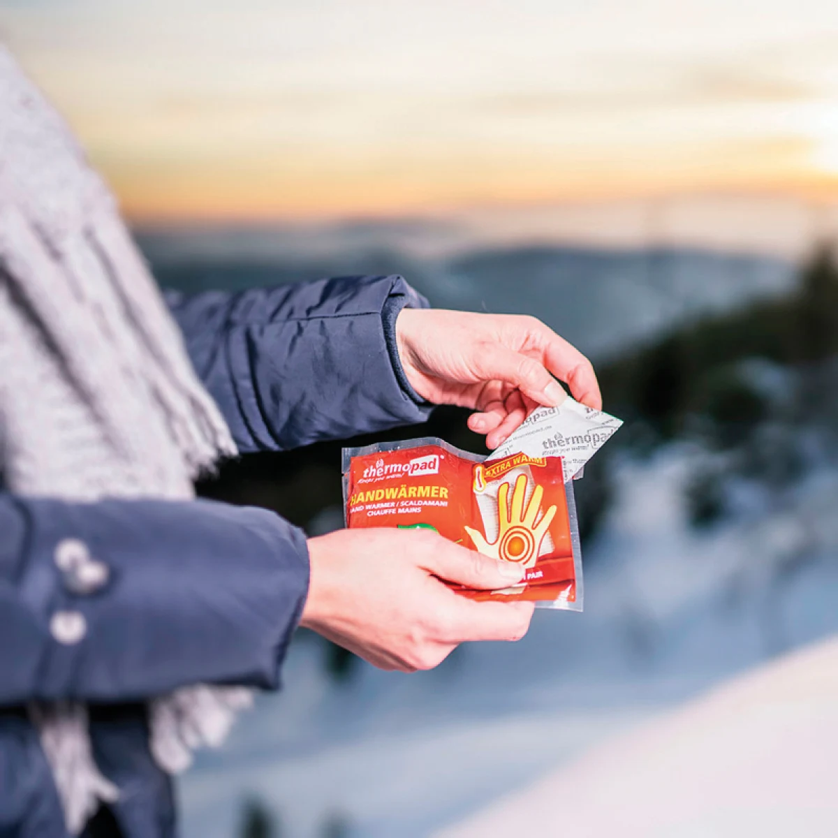 Jednorázový ohrievač THERMOPAD Hand warmer · záber 3