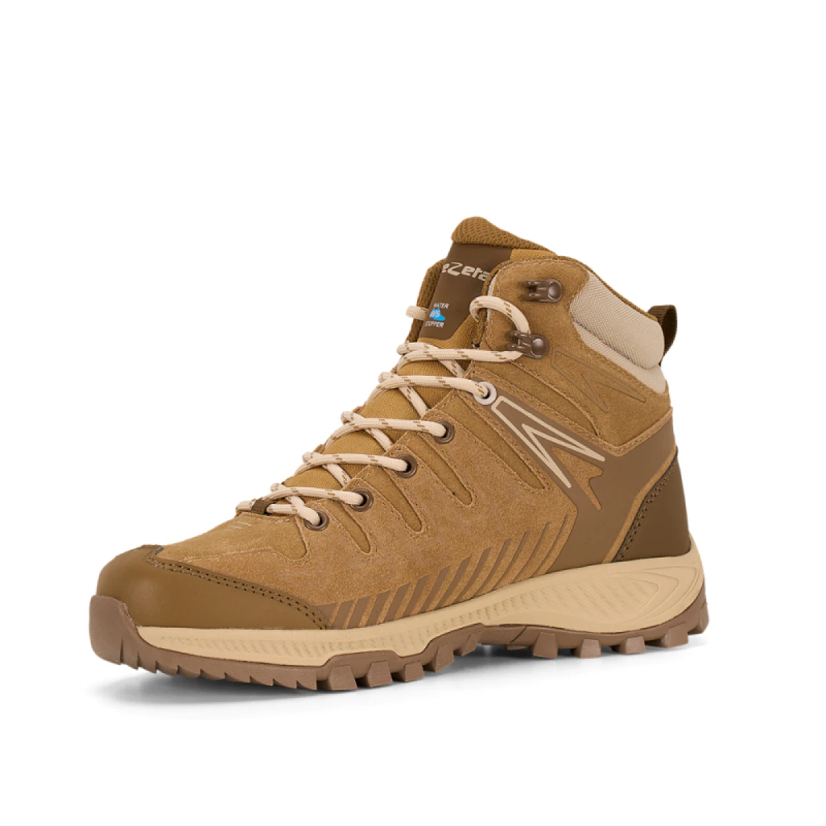 Dámska členková turistická obuv TREZETA Thunder Leather Mid WP W bronze cream · záber 3