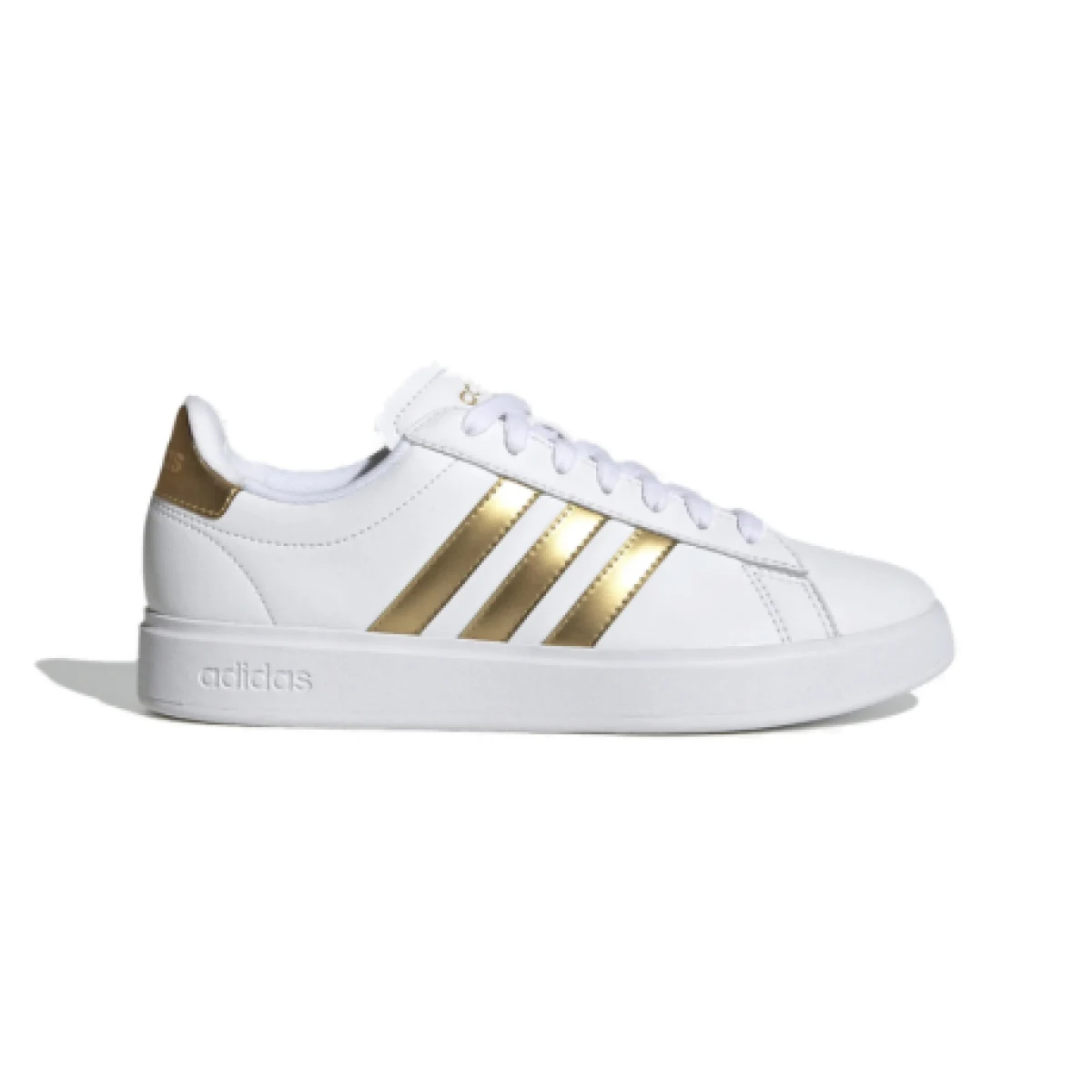 Dámska rekreačná obuv ADIDAS Grand Court 2.0 cloud white cloud white matte gold · záber 1