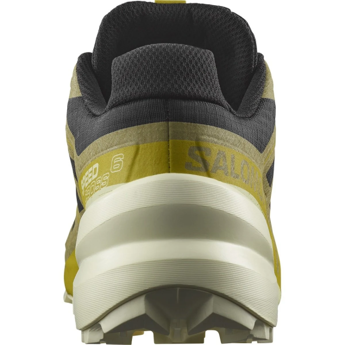 Pánska bežecká trailová obuv SALOMON Speedcross 6 black cress green transparent yellow · záber 5