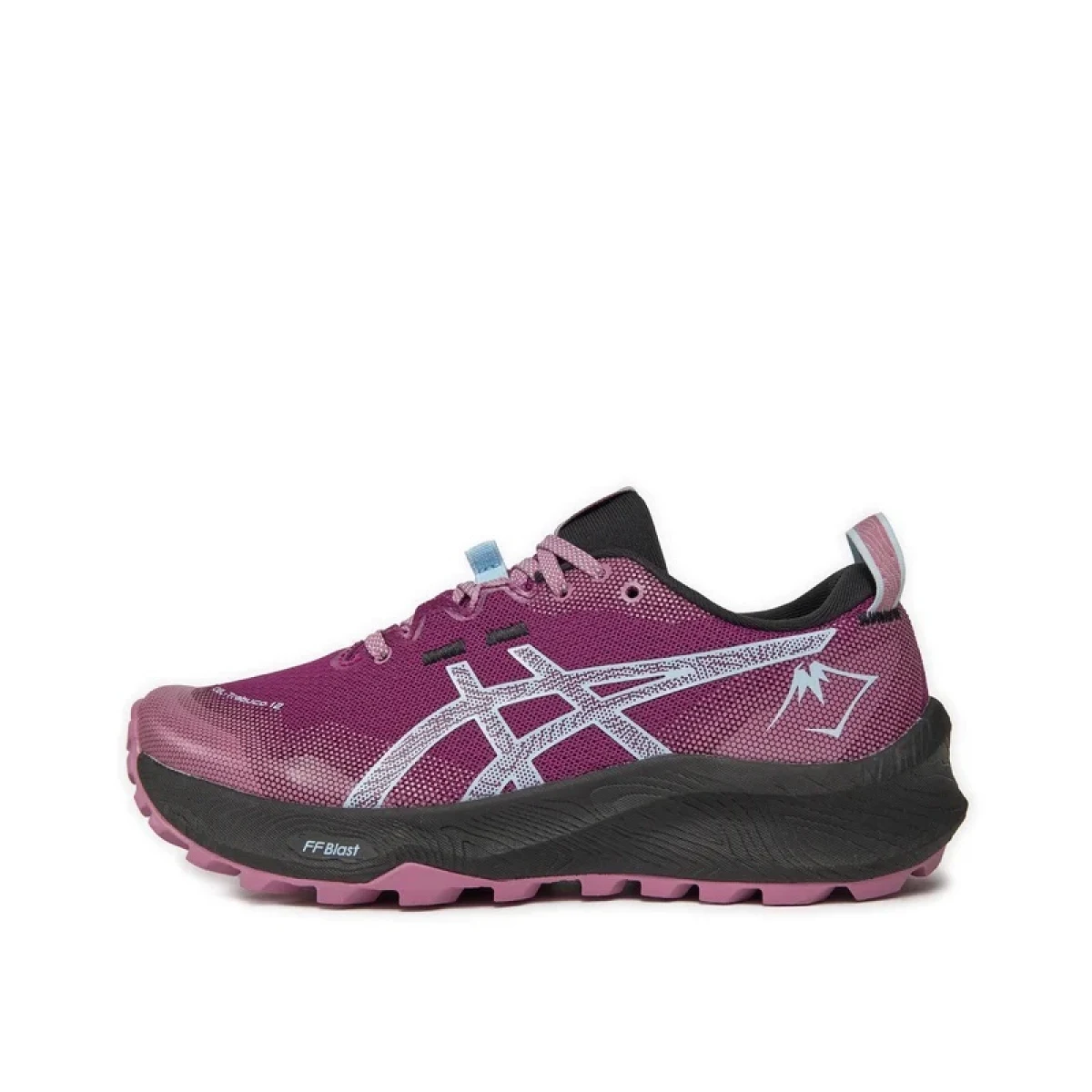 Dámska bežecká trailová obuv ASICS Gel Trabuco 12 blackberry light blue · záber 3
