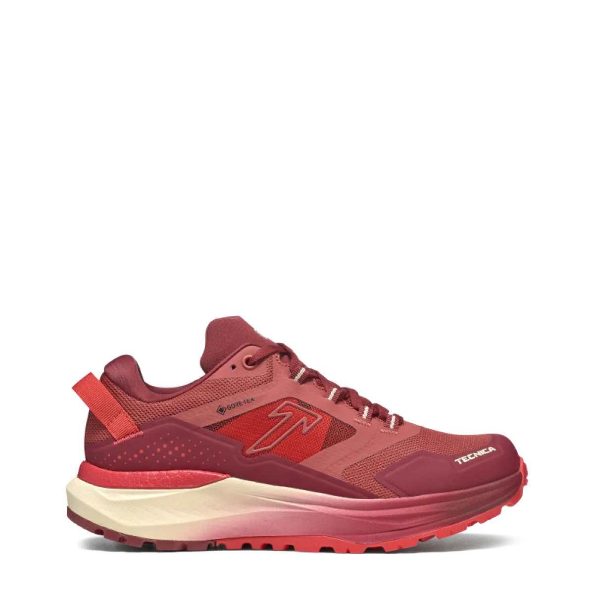 Dámska nízka turistická obuv TECNICA Agate S GTX, mineral red bright red · záber 2