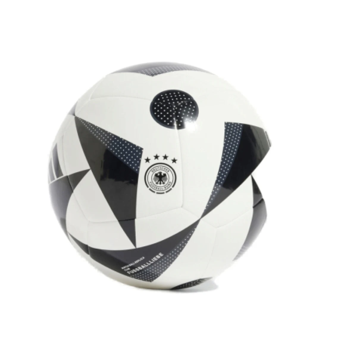 Futbalová lopta ADIDAS EC24 CLB DFB WHITE BLACK DKGREY · záber 1