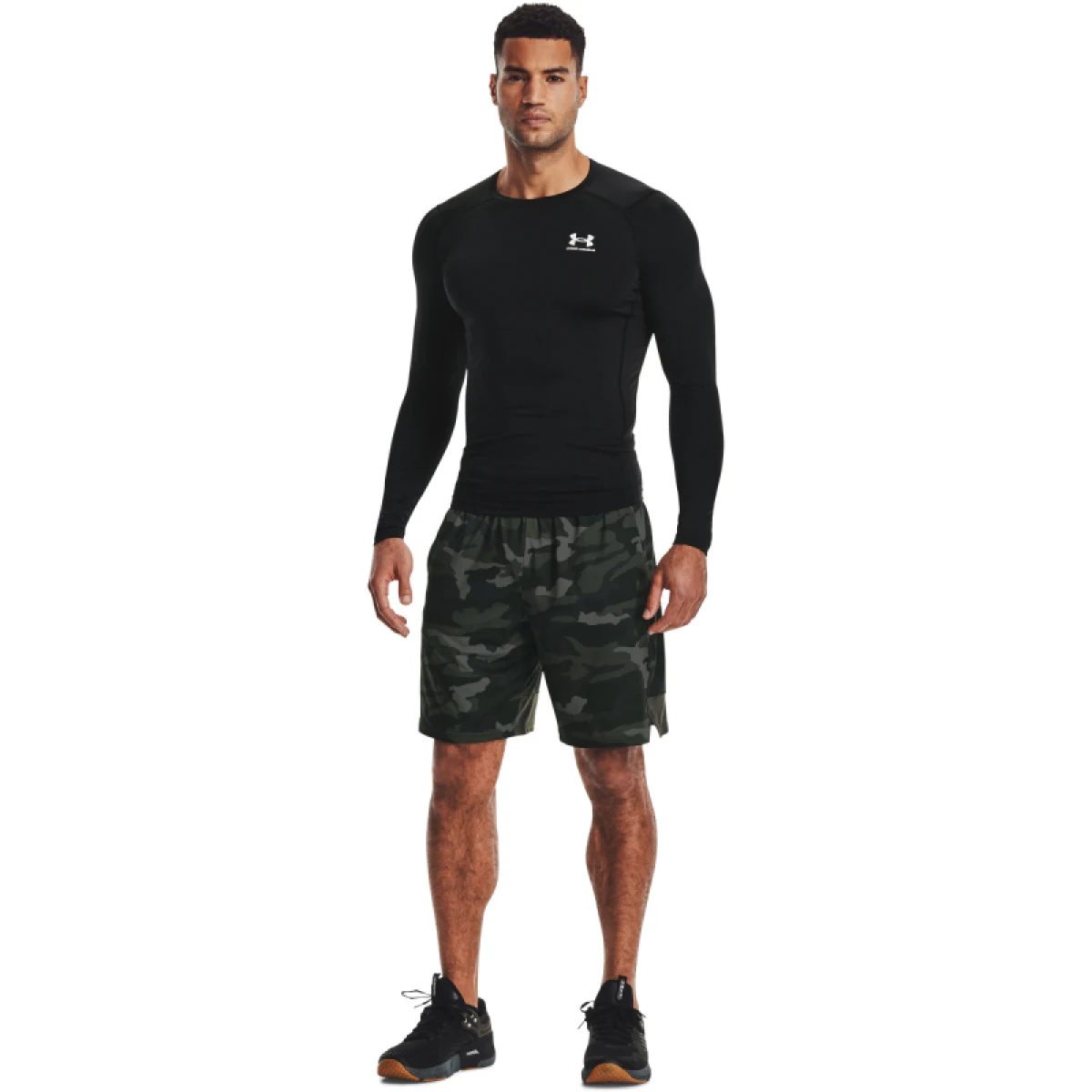 Pánske kompresné tričko s dlhým rukávom UNDER ARMOUR UA HG Armour Comp LS-BLK · záber 4