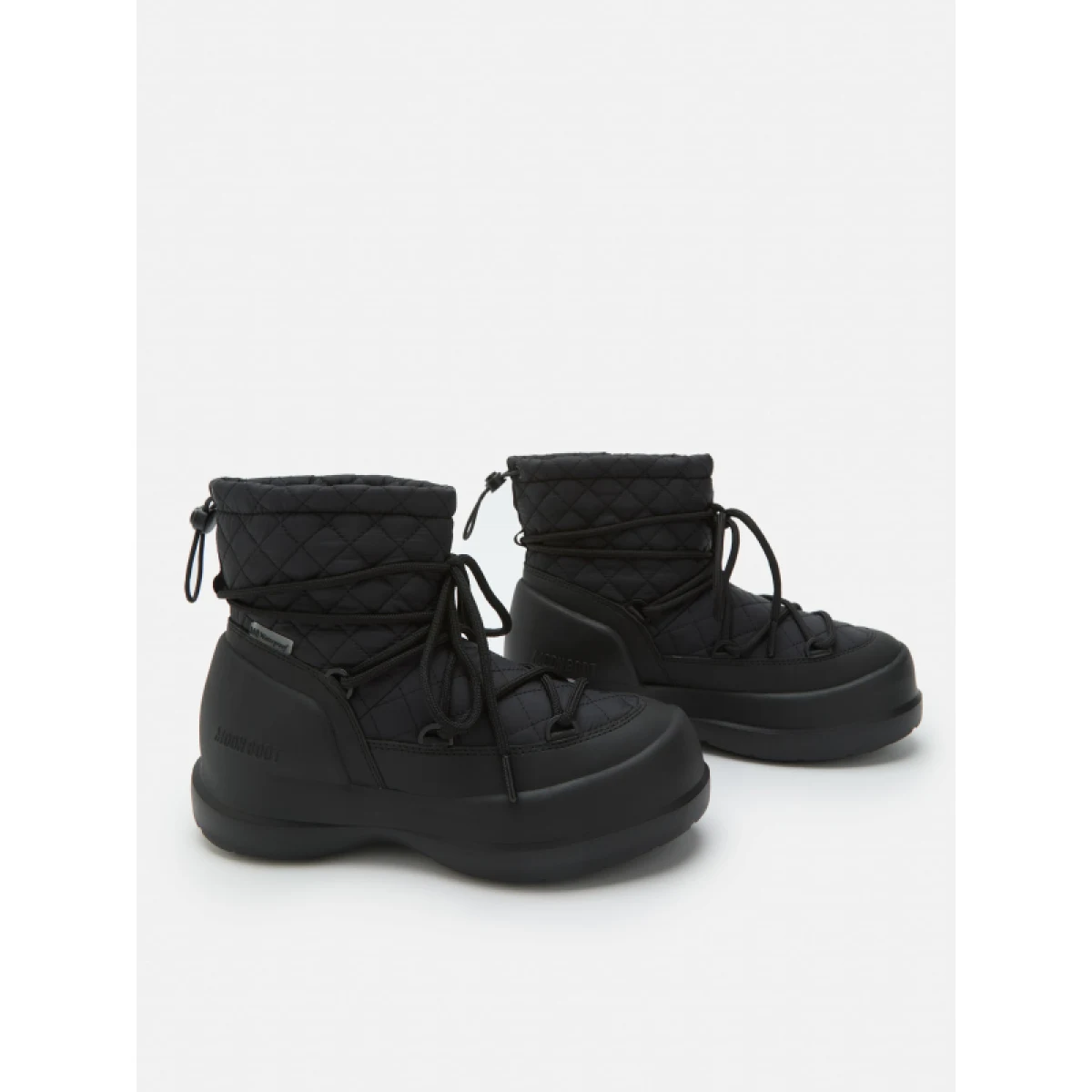 Členkové zimné topánky MOON BOOT MB MEZZALUNA QUILTED MID WP-N001 BLACK · záber 2