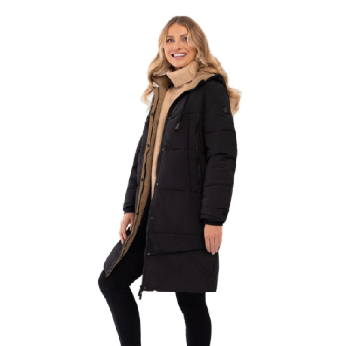 Dámska bunda VOLCANO J-DIA-700-BLACK · záber 1