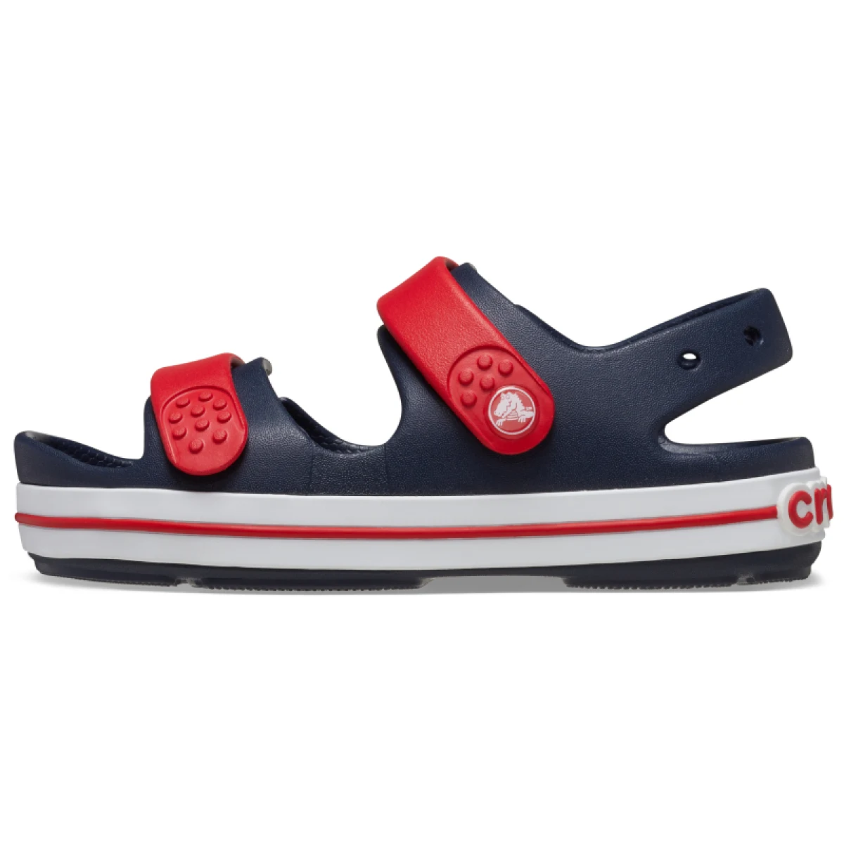 Chlapčenské sandále CROCS Crocband Cruiser Sandal K navy varsity red · záber 3
