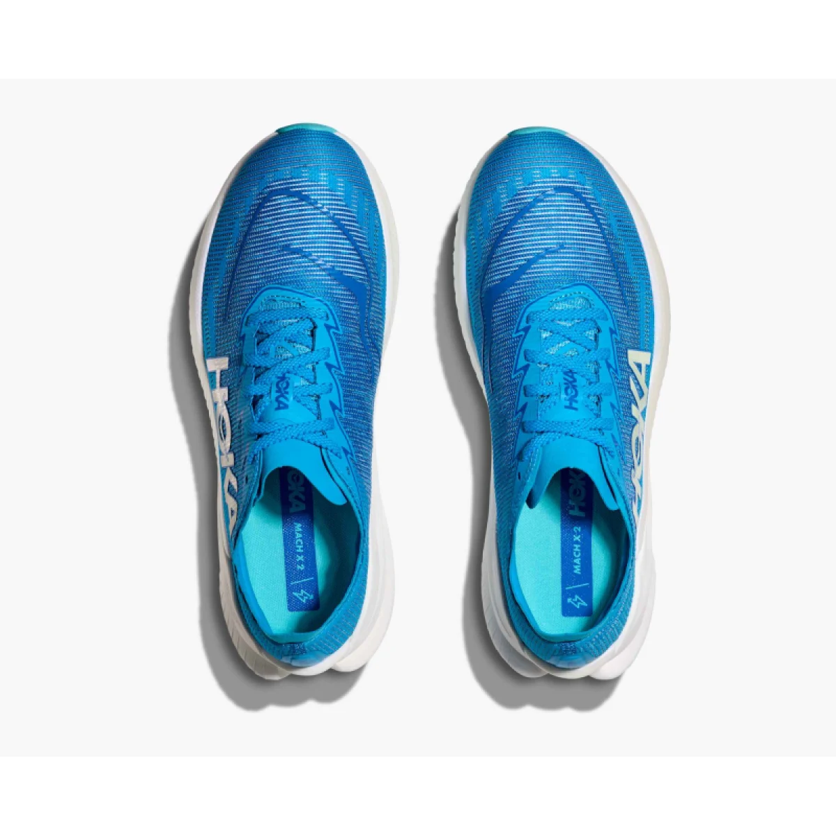 Pánska bežecká obuv HOKA Mach X 2 M skyward blue electric cobalt · záber 5