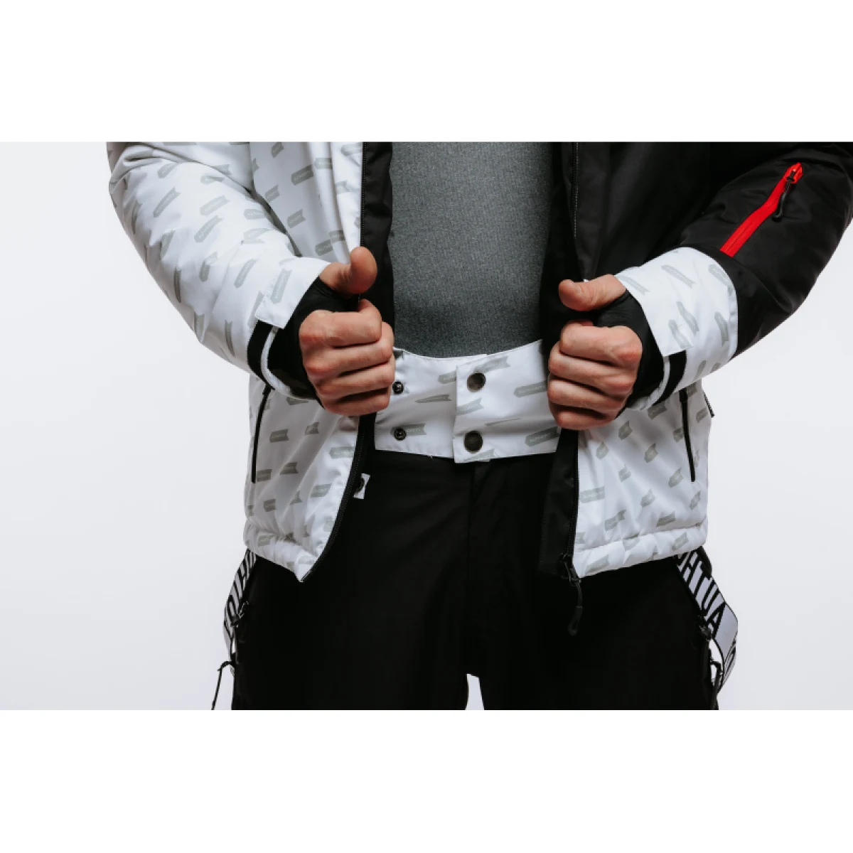 Pánska lyžiarska bunda AUTHORITY SJ-PYJAMAS white · záber 5