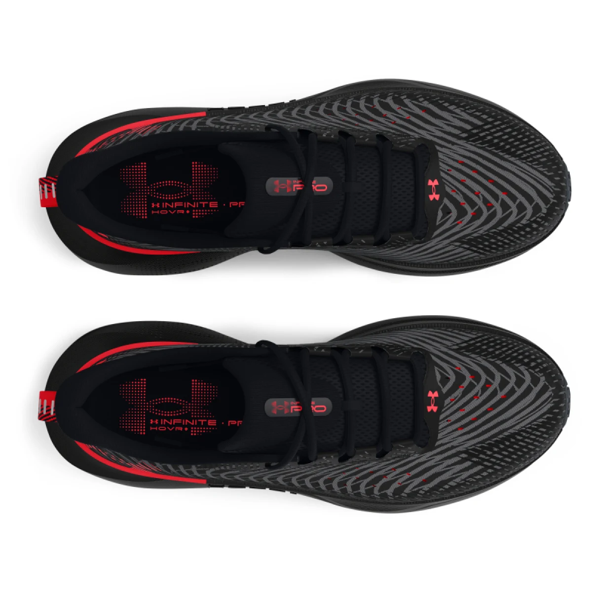 Pánska bežecká obuv UNDER ARMOUR UA Infinite Pro black anthracite racer red · záber 4