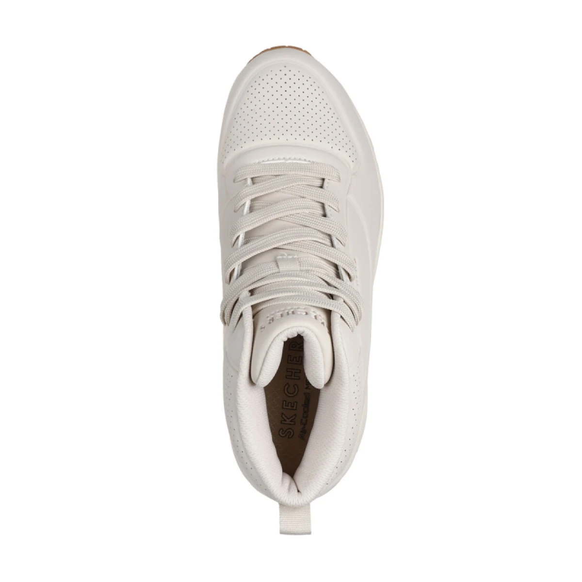 Dámska rekreačná obuv SKECHERS Uno Lace Up High off white · záber 4