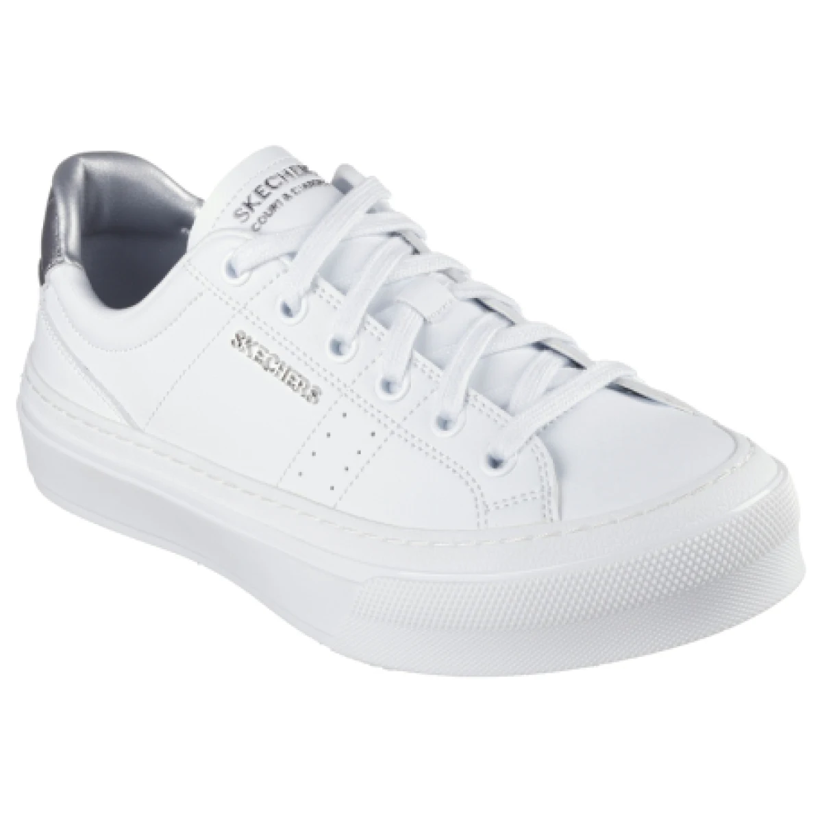 Dámska rekreačná obuv SKECHERS Selene Sophisticated Style W white silver · záber 1