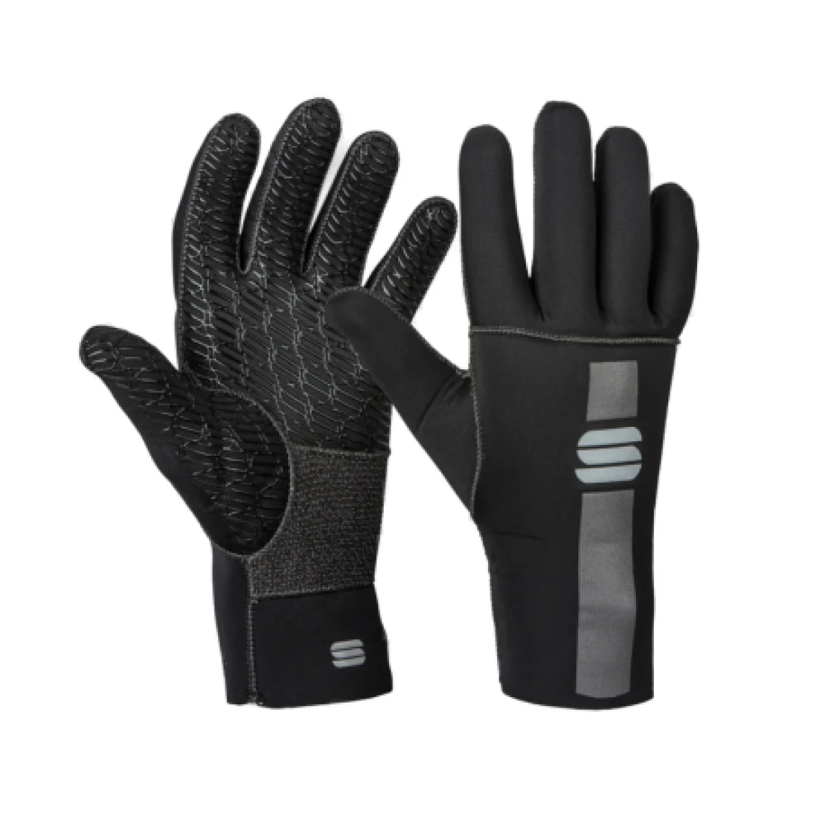 Cyklistické rukavice SPORTFUL Neoprene gloves, black · záber 1