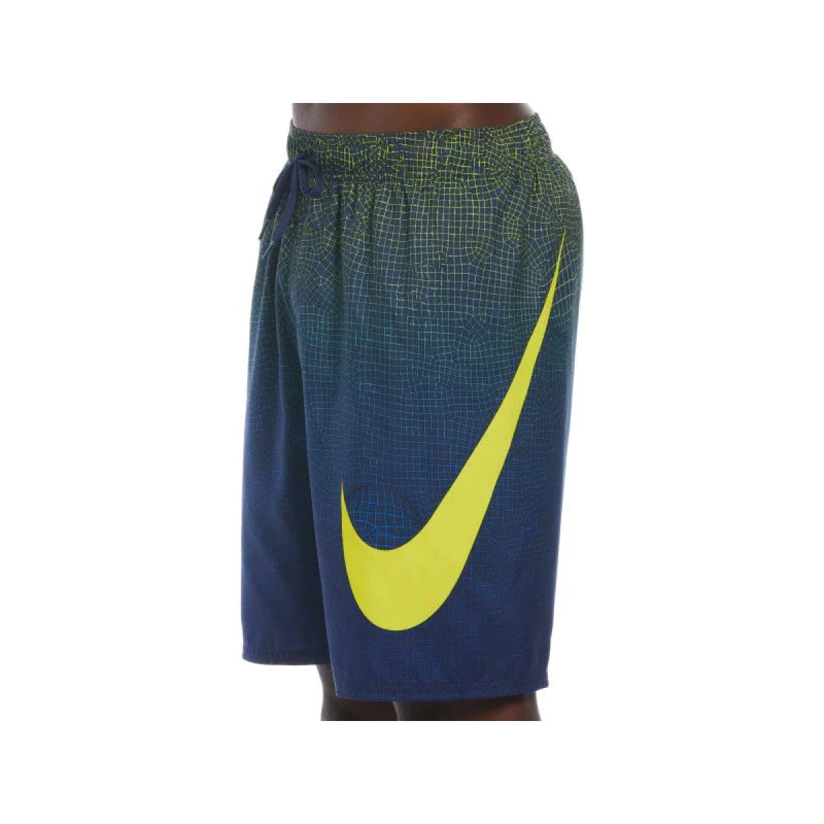 Pánske plavky NIKE SWIM Grid Swoosh Breaker 9 inch-730-opti yellow · záber 2