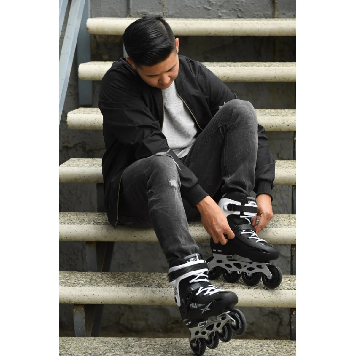 Kolieskové korčule FILA SKATES HOUDINI PRO BLACK WHITE · záber 5
