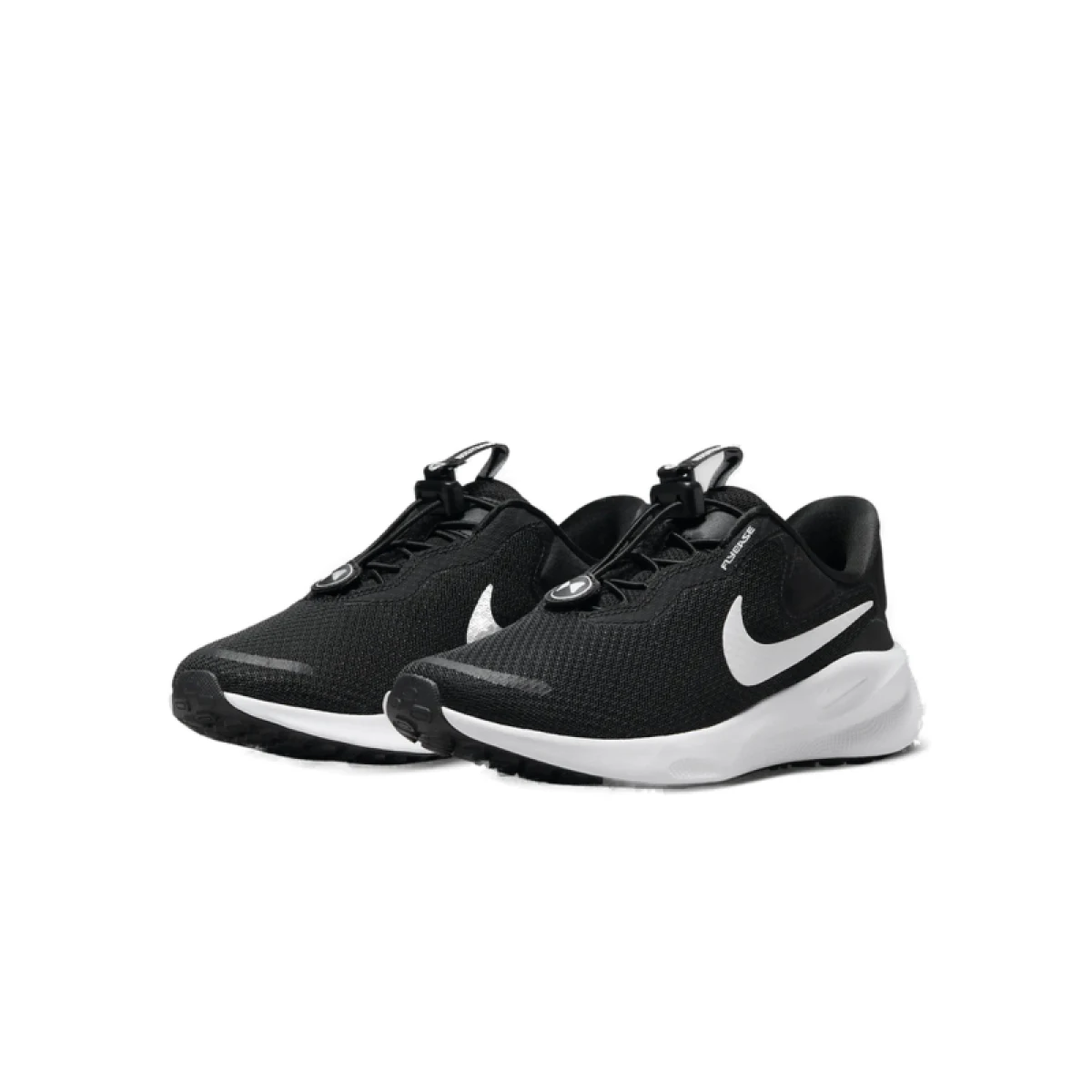 Dámska športová obuv (tréningová) NIKE Revolution 7 EasyOn black white · záber 3