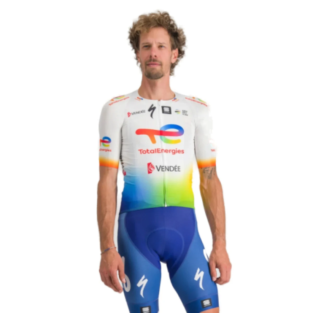 Pánsky cyklistický dres s krátkym rukávom SPORTFUL Te bomber jersey, white · záber 1