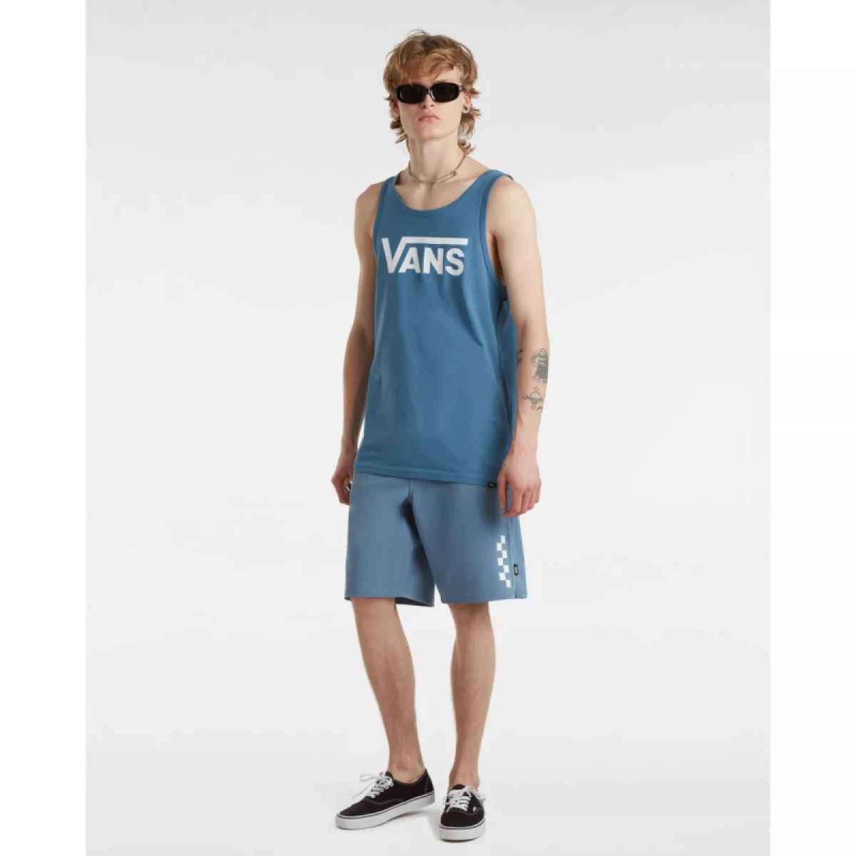 Pánske tričko s krátkym rukávom VANS CLASSIC TANK-COPEN BLUE · záber 3