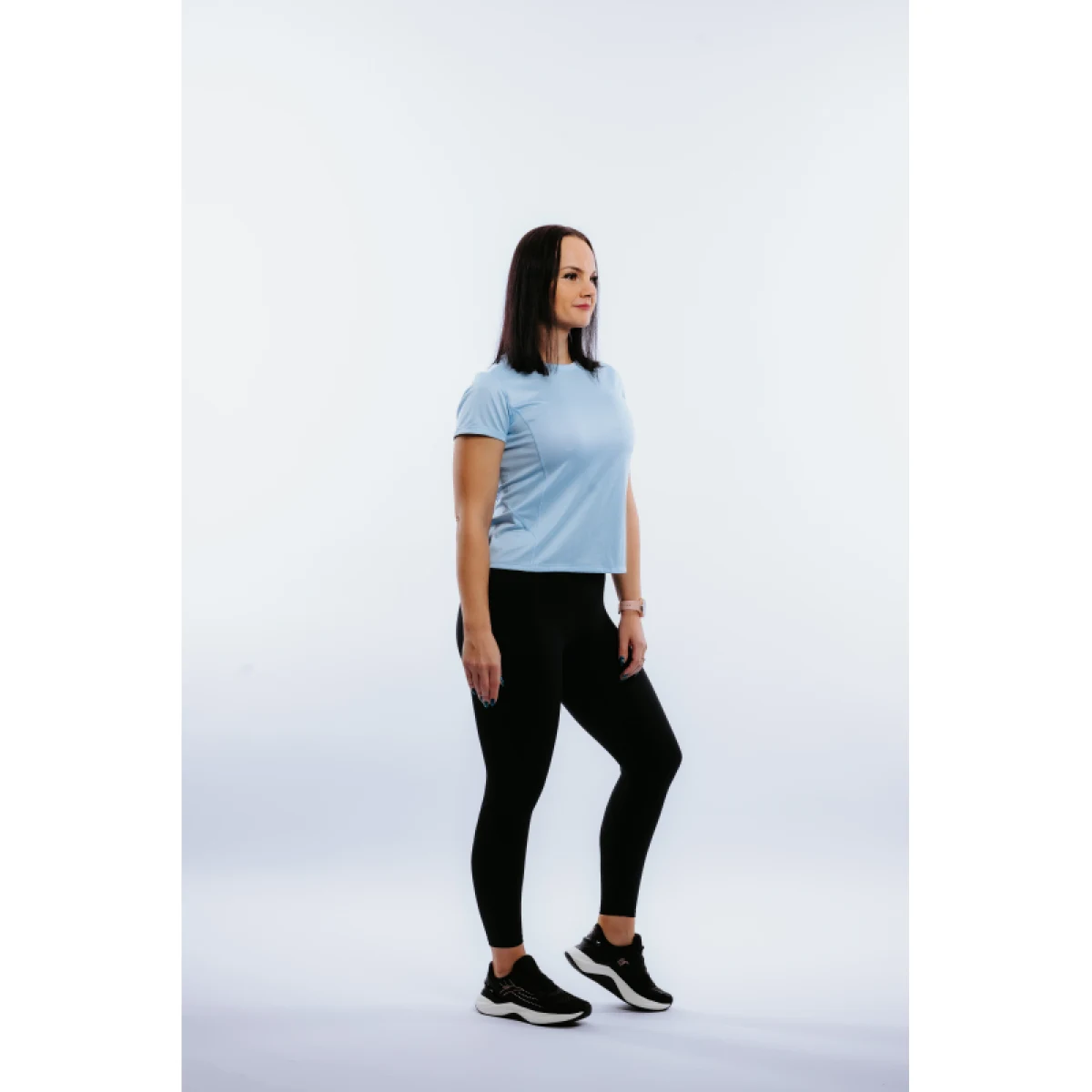 Dámske bežecké tričko s krátkym rukávom ANTA SS Tee-862225104-6-SS22_Q2-Heather Blue · záber 3