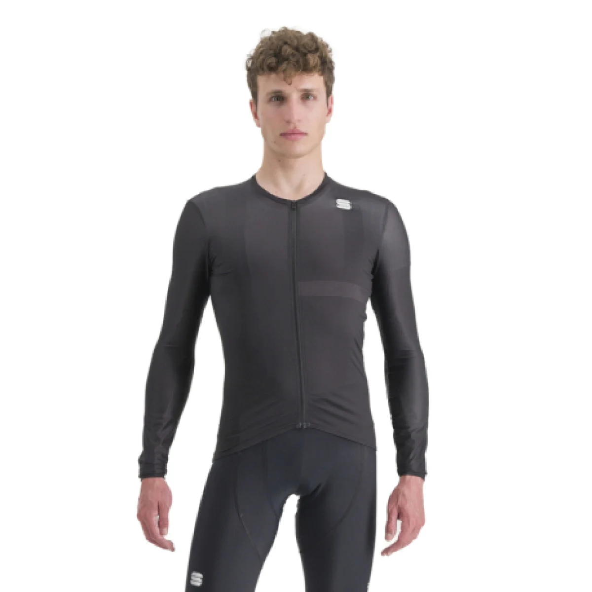 Pánsky cyklistický dres s dlhým rukávom SPORTFUL Matchy long sleeve jersey, black · záber 1