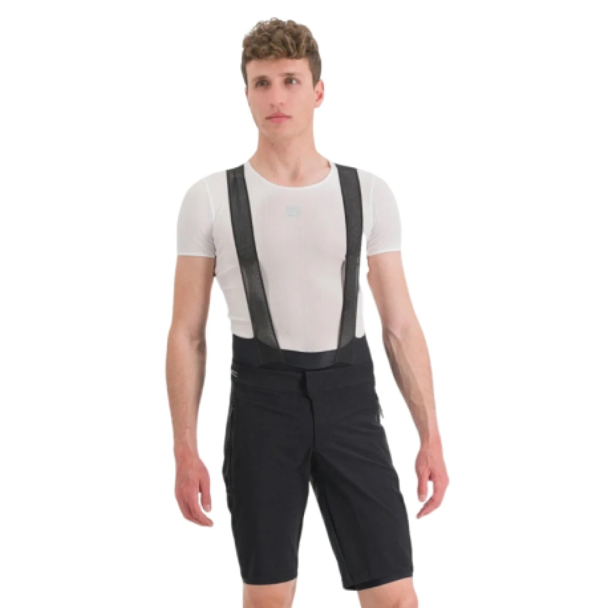 Pánske cyklistické nohavice SPORTFUL Supergiara overshort, black · záber 1