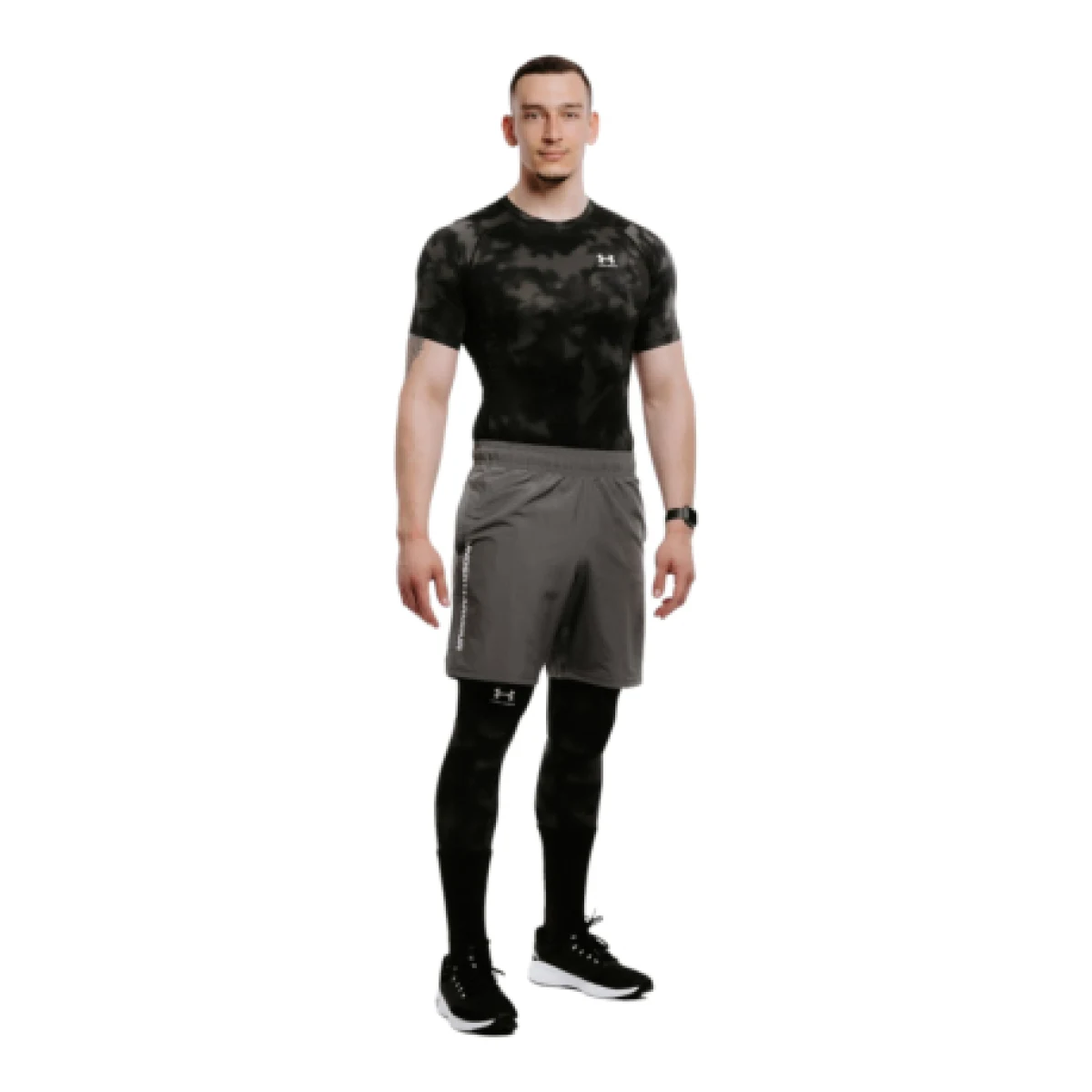 Pánske tréningové kraťasy UNDER ARMOUR UA Woven Wdmk Shorts-GRY · záber 1