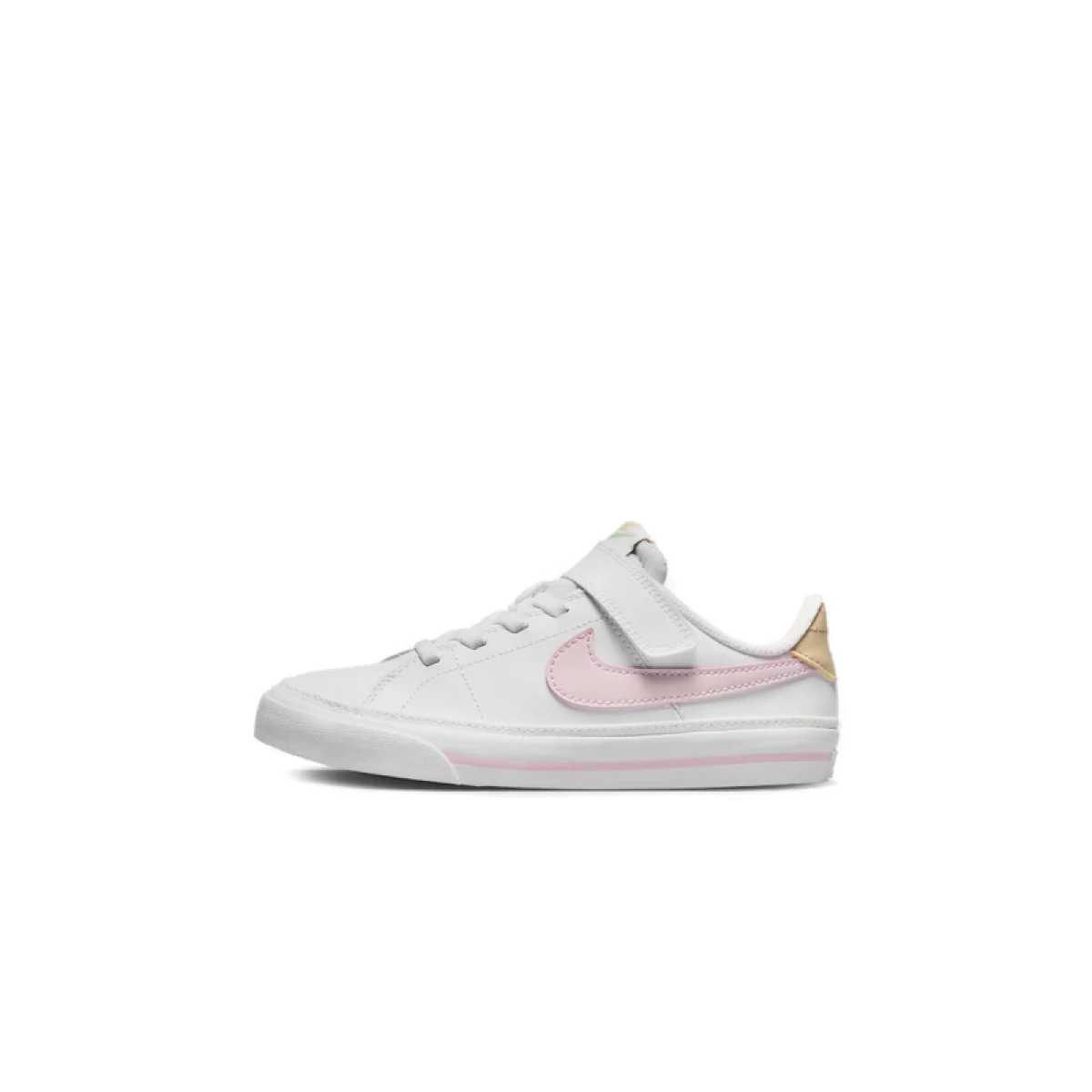 Dievčenská rekreačná obuv NIKE Court Legacy Ks white pink foam honeydew · záber 2