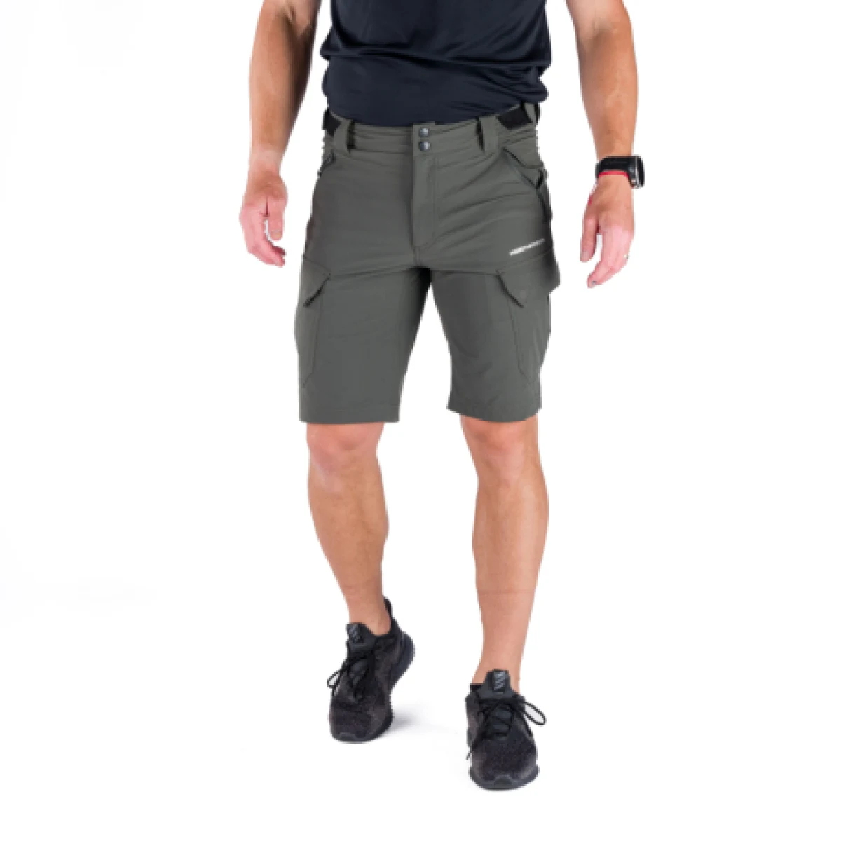 Pánske turistické kraťasy NORTHFINDER ANTHON 300darkgreen · záber 1