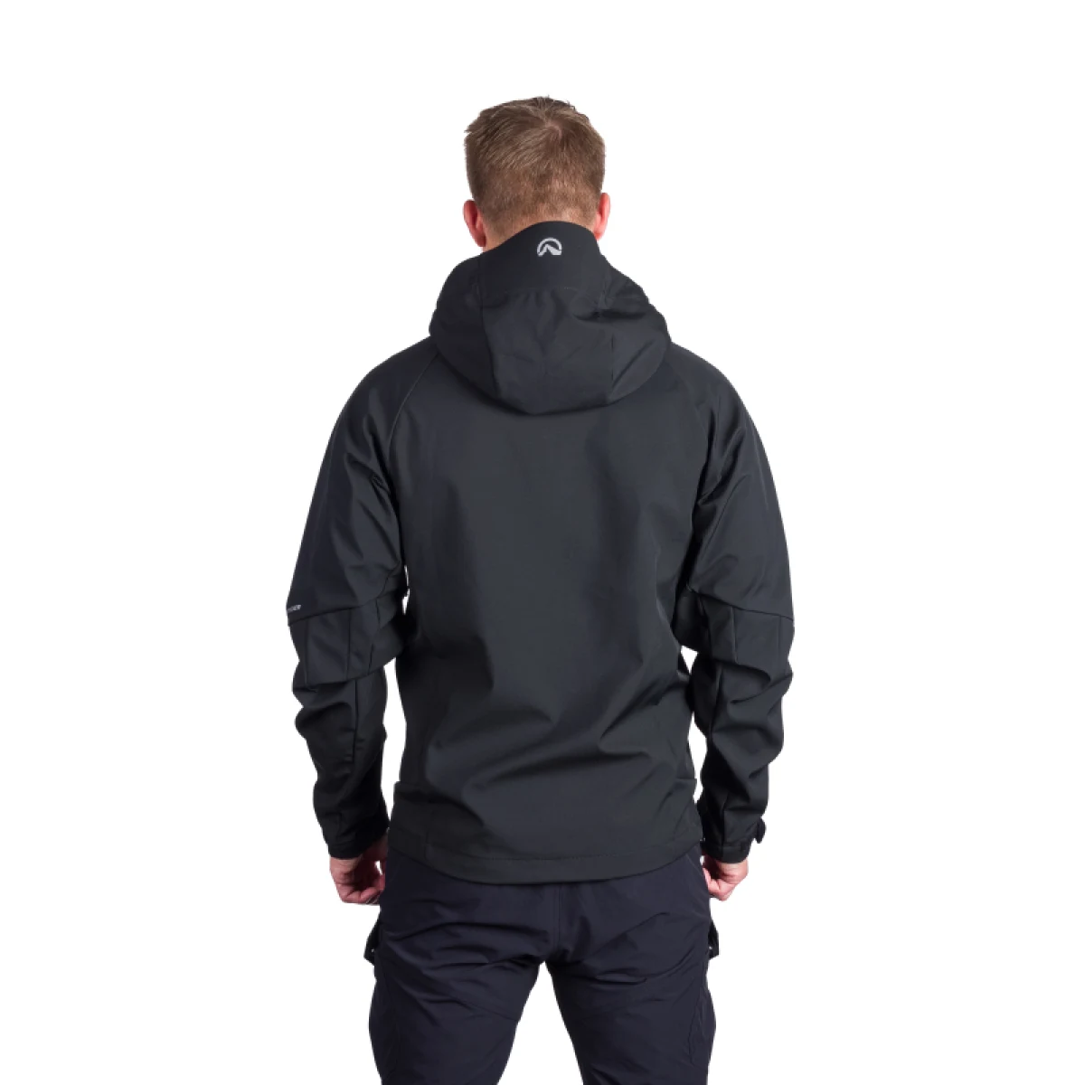 Pánska turistická softshellová bunda NORTHFINDER BRIO-269black · záber 3
