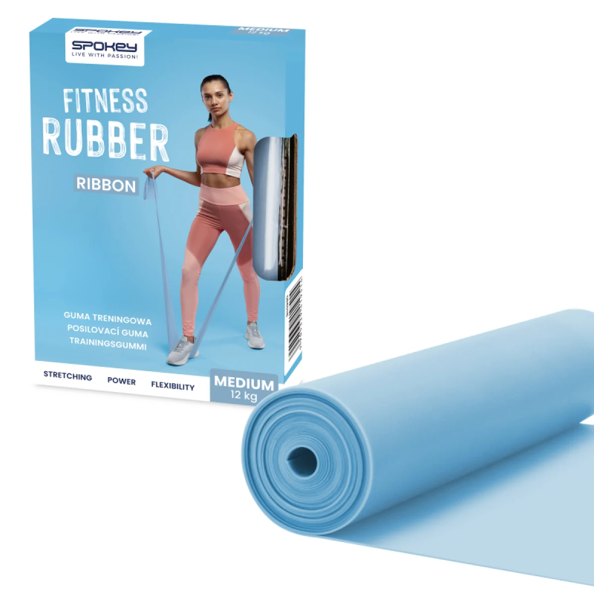 Expandér SPOKEY RIBBON MEDIUM expander, 200 cm · záber 5