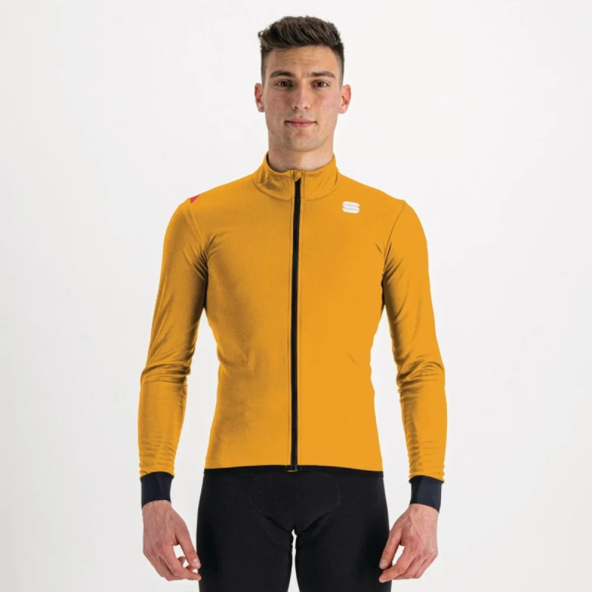Pánska cyklistická bunda SPORTFUL Fiandre light no rain jacket, dark gold · záber 2