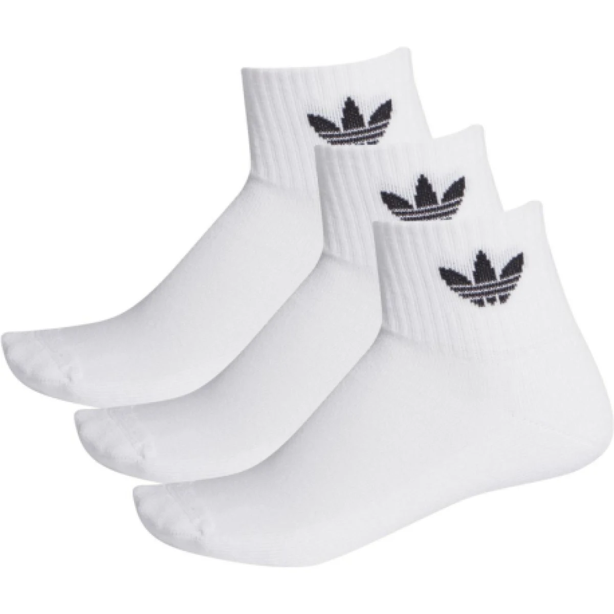 Ponožky ADIDAS ORIGINALS 3 PACK - MID ANKLE SCK-WHIT · záber 1