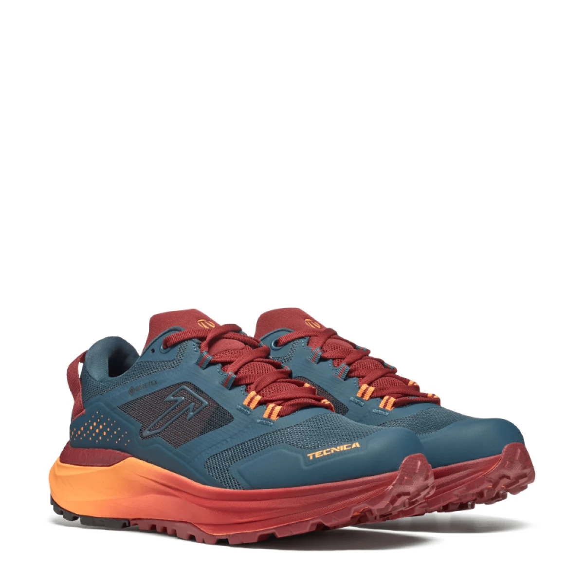 Dámska nízka turistická obuv TECNICA Agate S GTX, dark blue coral · záber 4