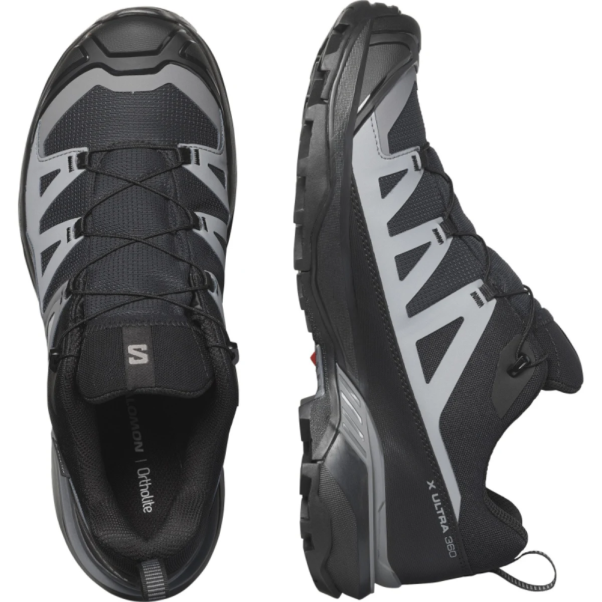 Pánska nízka turistická obuv SALOMON X Ultra 360 GTX M black magnet quiet shade · záber 4