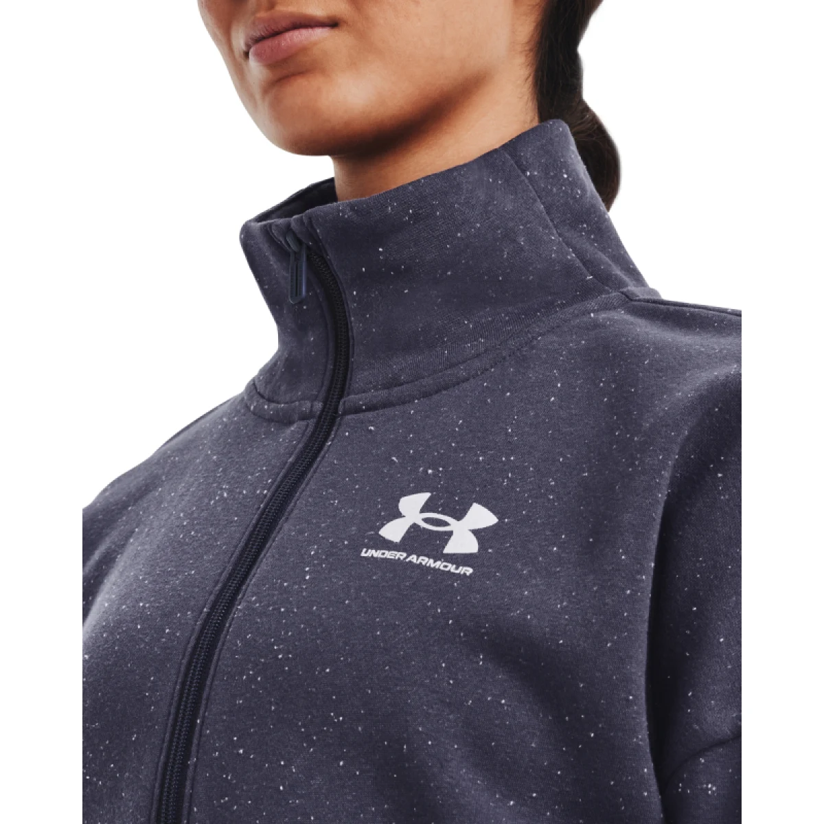 Dámska tréningová mikina s 1 2 zipsom UNDER ARMOUR Rival Fleece HZ-GRY-1373030-558 · záber 2