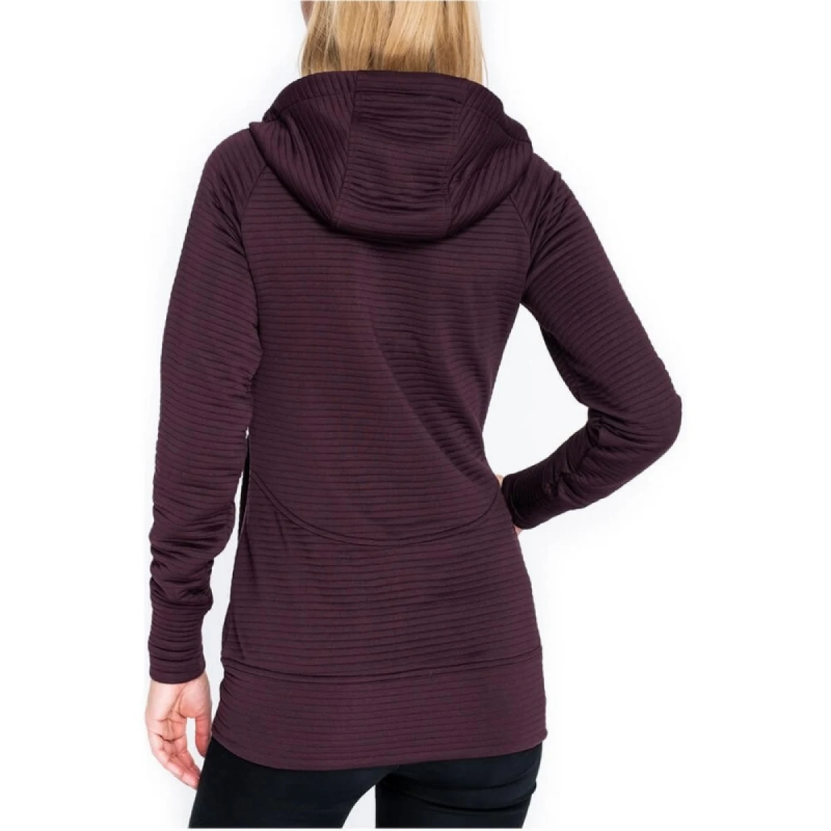 Dámska lyžiarska mikina so zipsom FUNDANGO Share-398-aubergine · záber 3