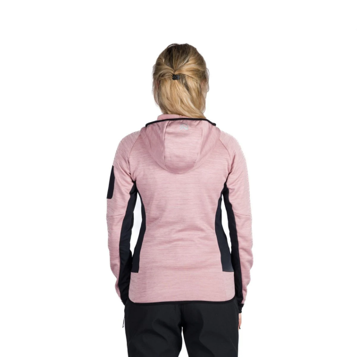 Dámska turistická mikina so zipsom NORTHFINDER COLEEN-521roseblack · záber 3