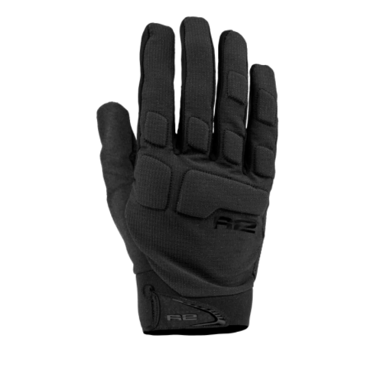 Cyklistické rukavice R2 E-PATRON Black · záber 1