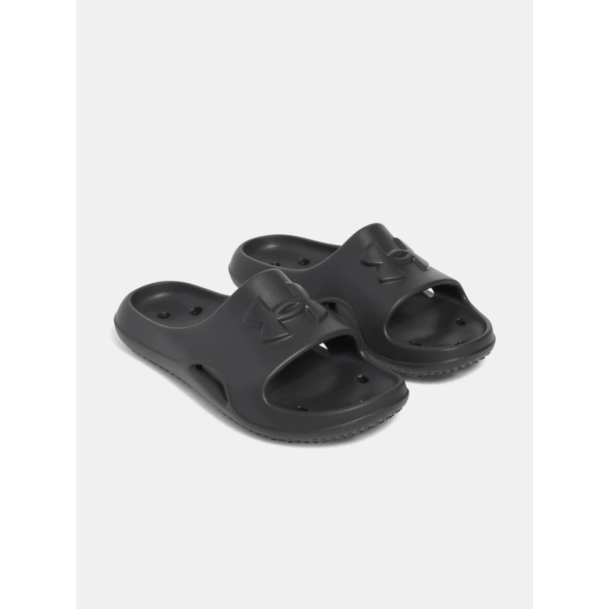 Pánske šlapky (plážová obuv) UNDER ARMOUR UA M Locker V SL black black black · záber 3