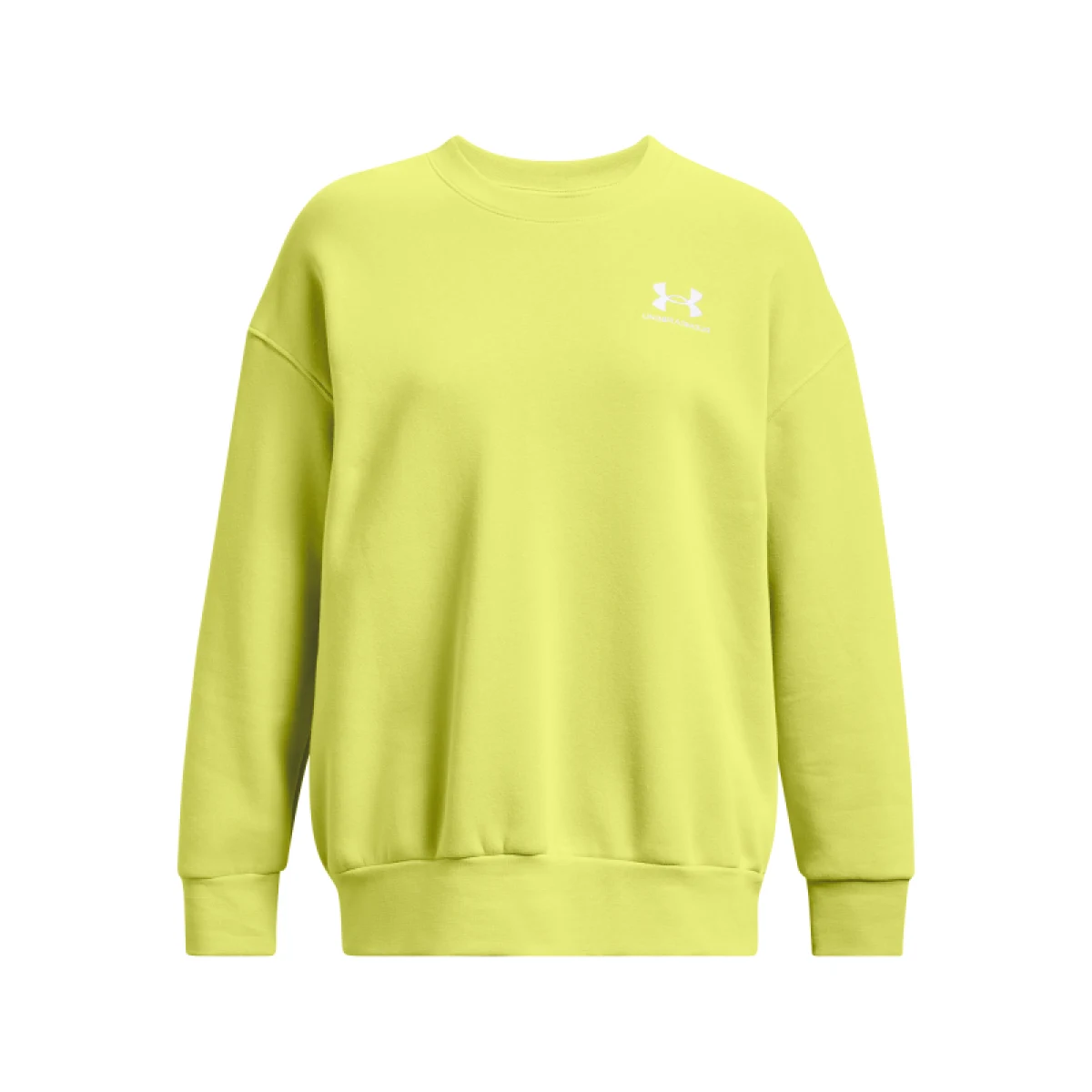 Dámska zateplená mikina UNDER ARMOUR Essential Fleece OS Crew-YLW · záber 5