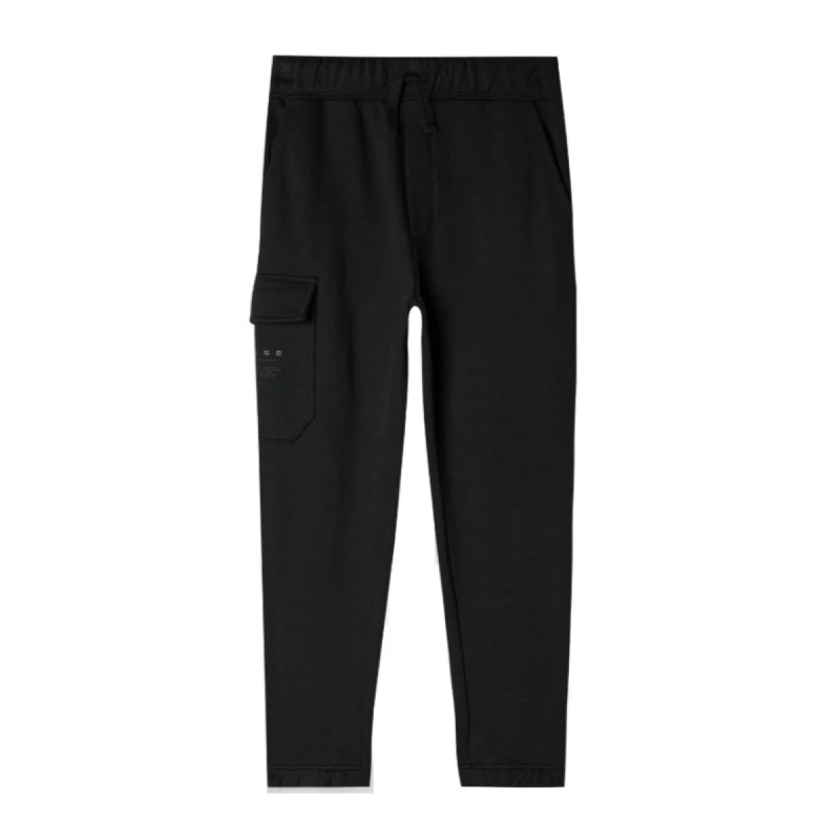 Chlapčenské zateplené tepláky 4F JUNIOR TROUSERS-JWAW24TTROM760-20S-DEEP BLACK · záber 5