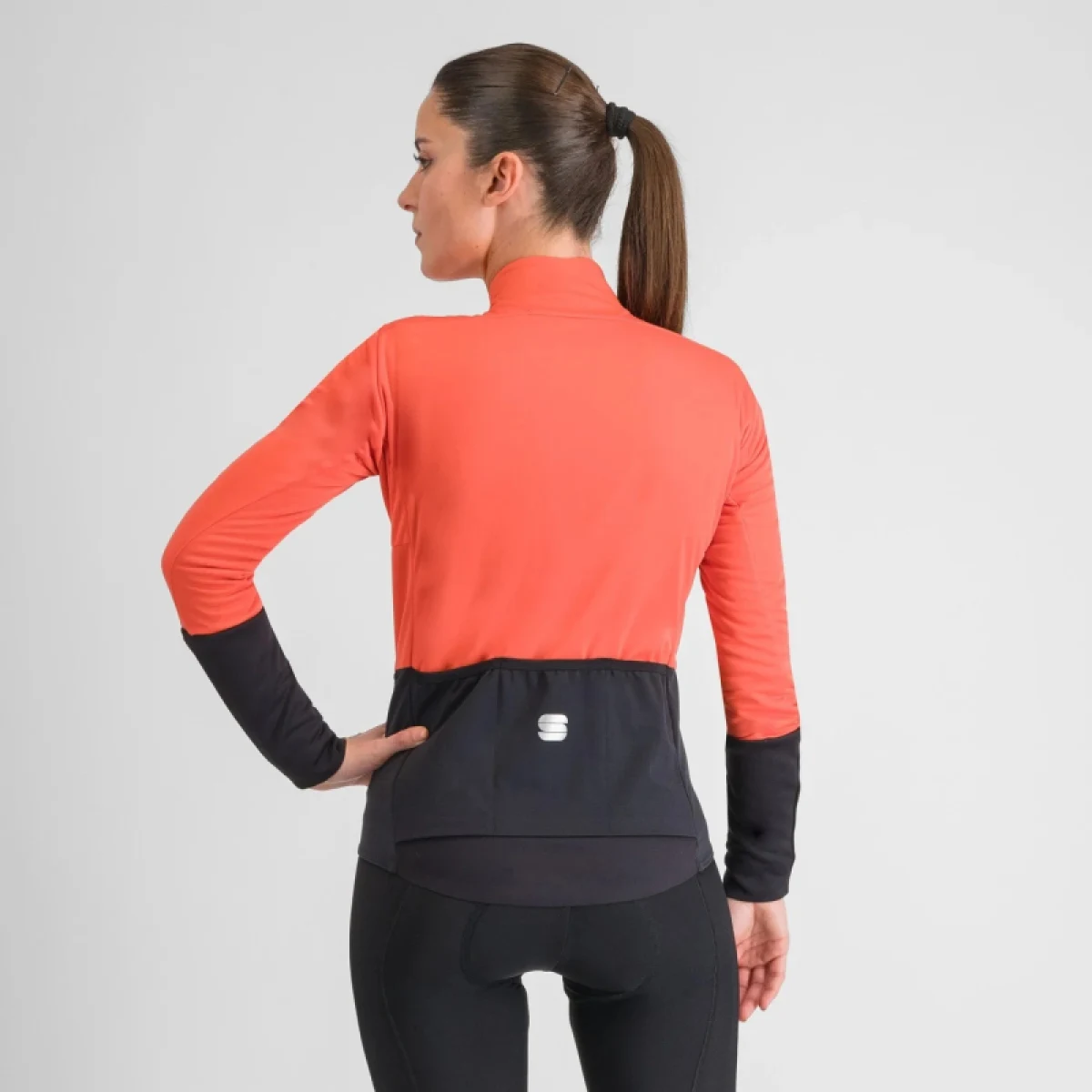 Dámska cyklistická bunda SPORTFUL Total comfort w jacket, pompelmo · záber 3