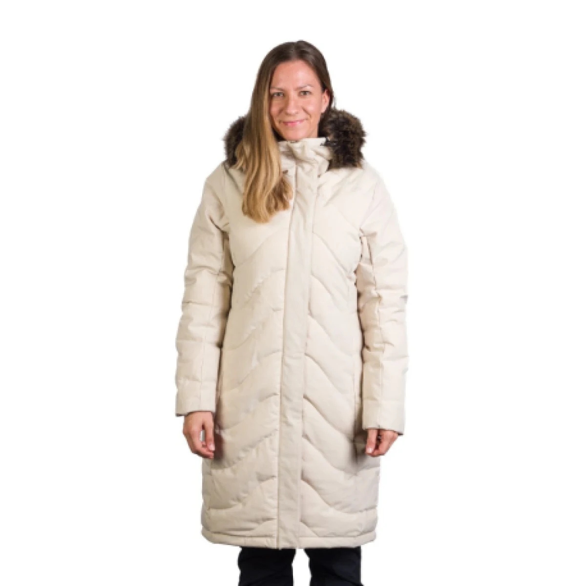 Dámska bunda NORTHFINDER ROBIN-529creamwhite · záber 1