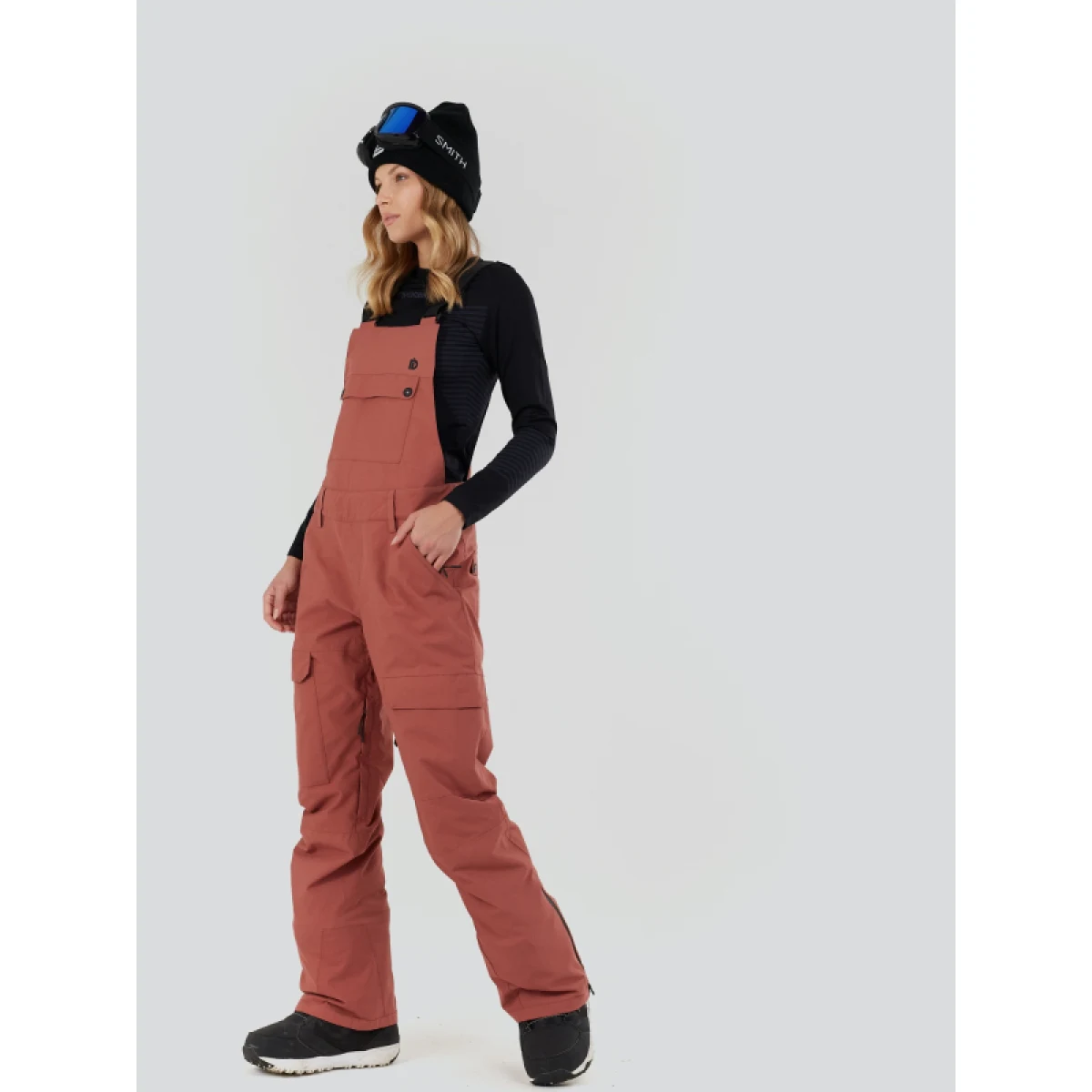 Dámske lyžiarske nohavice FUNDANGO Sakura ECO Bib Pants-361-orchid · záber 3