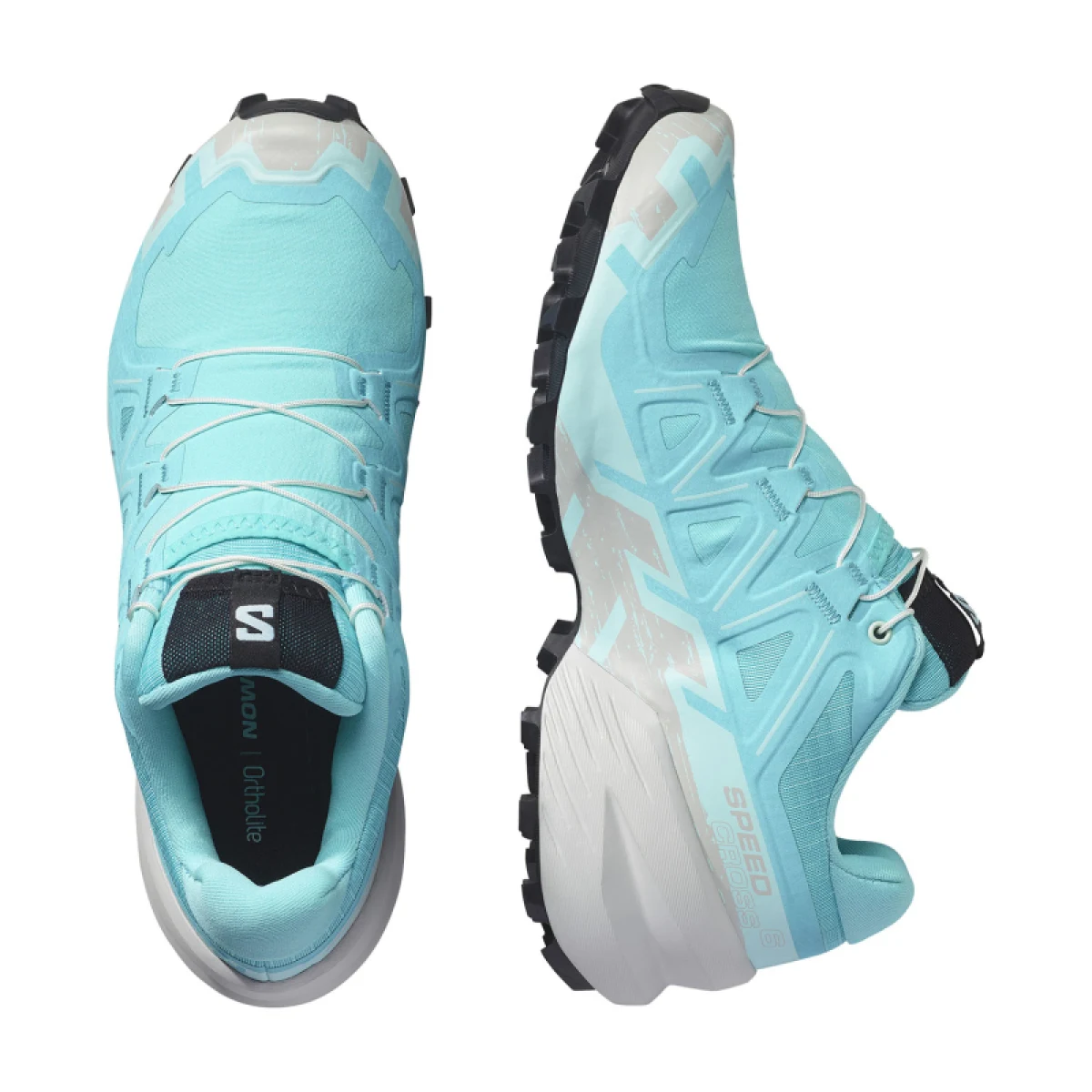 Dámska bežecká trailová obuv SALOMON Speedcross 6 W blue curacao lunar rock iced aqua · záber 4